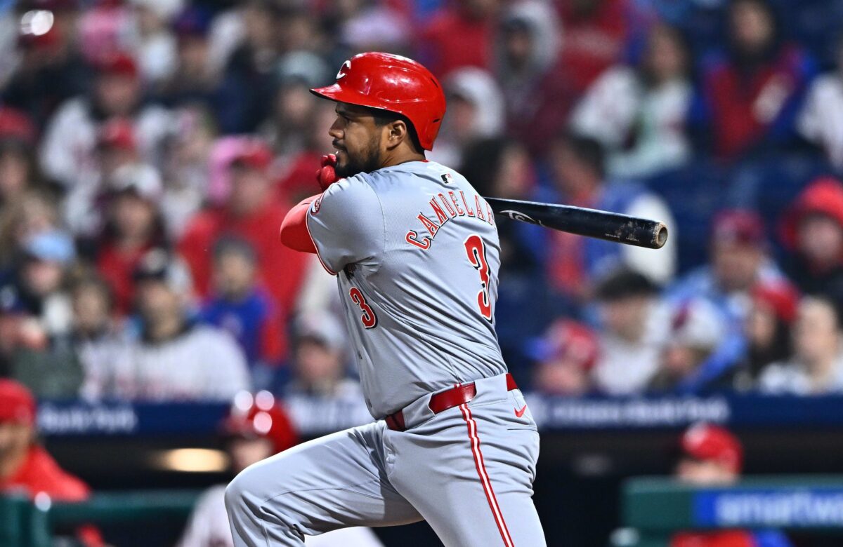 Jeimer Candelario bateó su séptimo cuadrangular de la temporada en la victoria de los Rojos sobre Colorado.