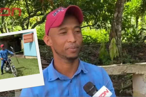 Omar, joven profesor que sueña con ser nombrado en escuela de su comunidad. Foto CDN Digital