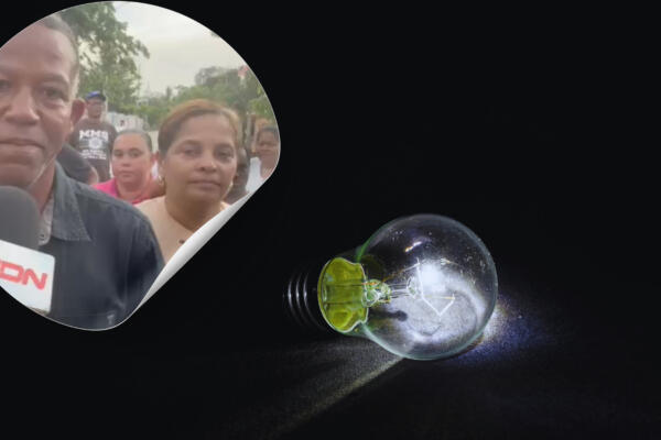 Munícipes de Angelina denuncian constantes apagones en la zona. Foto: Fuente externa