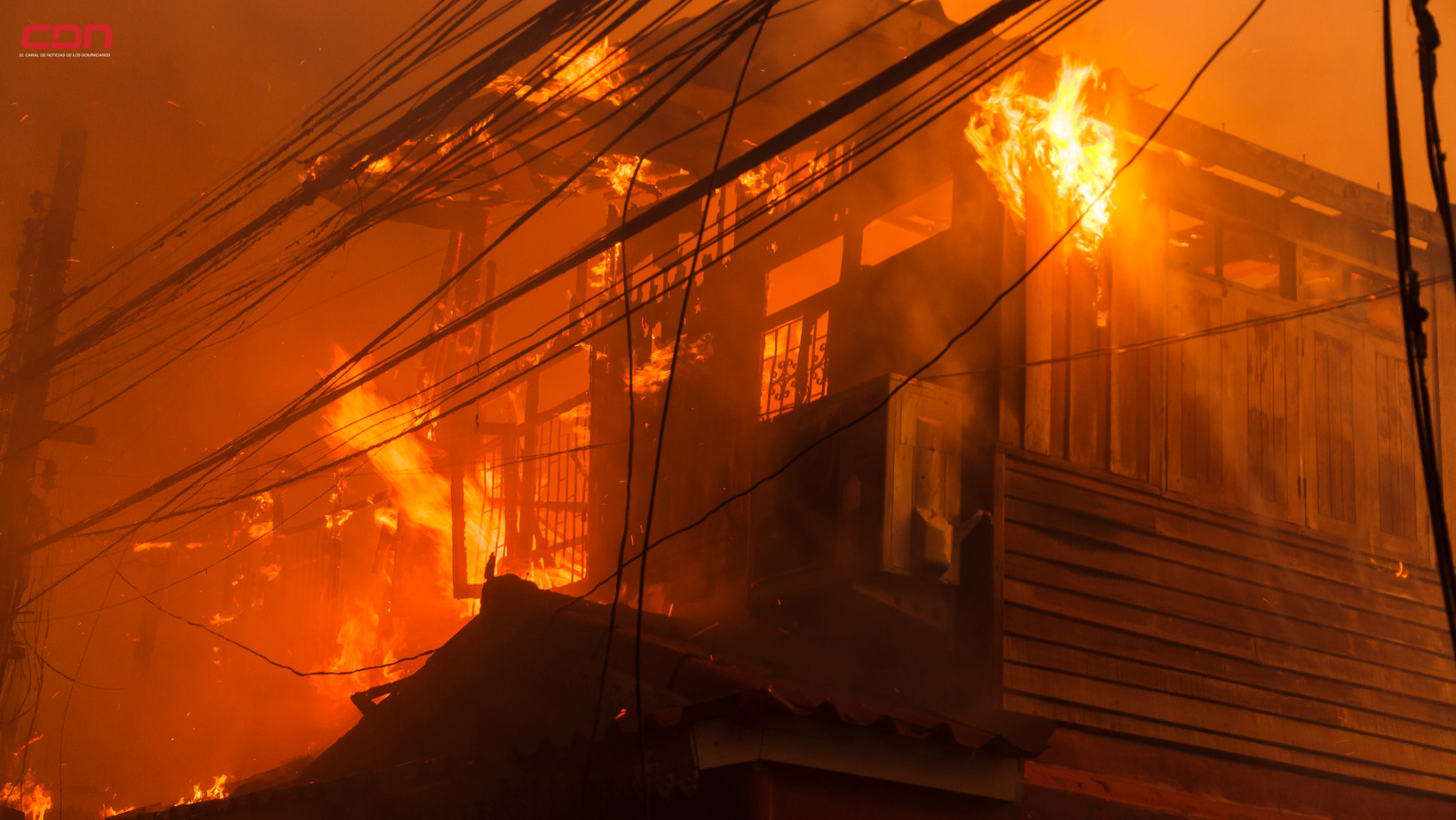 Imagen de una casa incendiada. Foto: Fuente externa