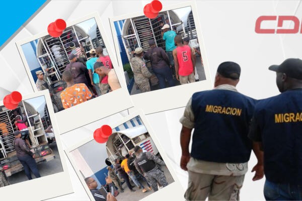 186 nacionales haitianos que se encontraban de manera ilegal en el país. Foto CDN Digital