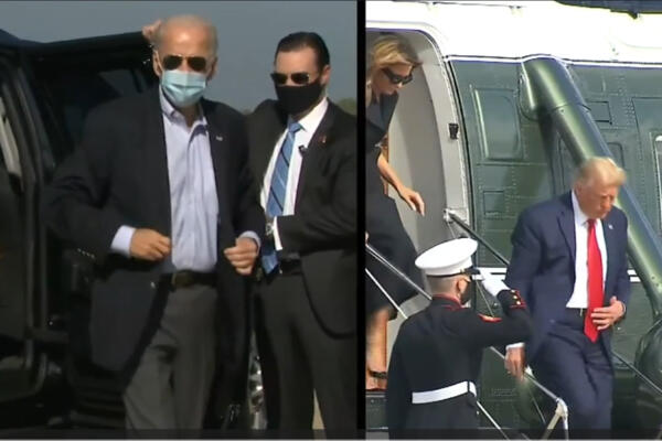 Candidatos a la presidencia: Joe Biden y Donald Trump 
