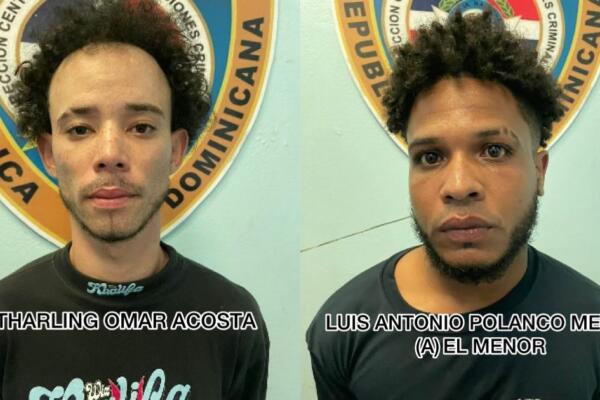 Apresan a dos por robo en banca deportiva en La Vega