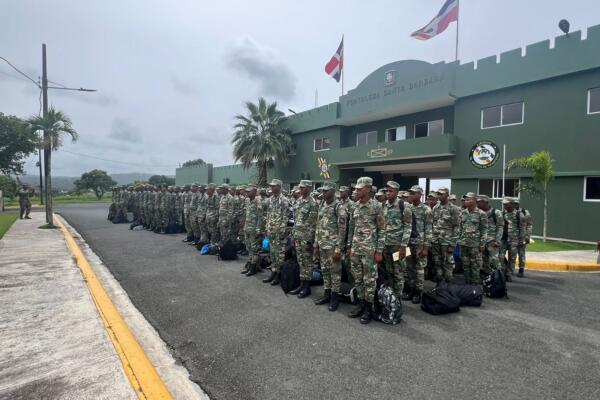 Ejército RD informa incremento de tropas en la frontera y demás unidades especiales (Fuente externa)