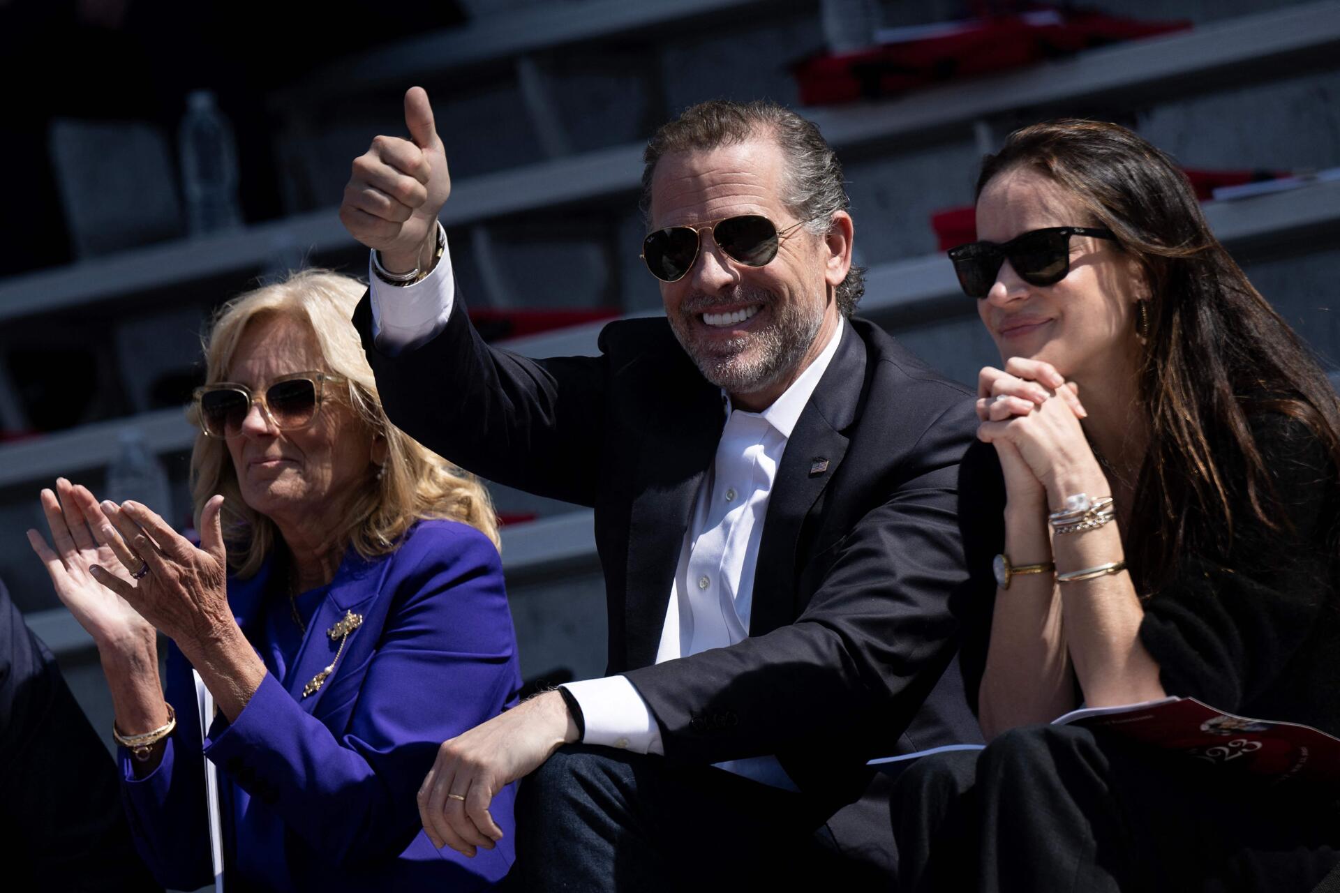Se trata de la primera vez en la historia de Estados Unidos que el hijo de un presidente en activo se enfrenta a un juicio. Foto: Fuente Externa