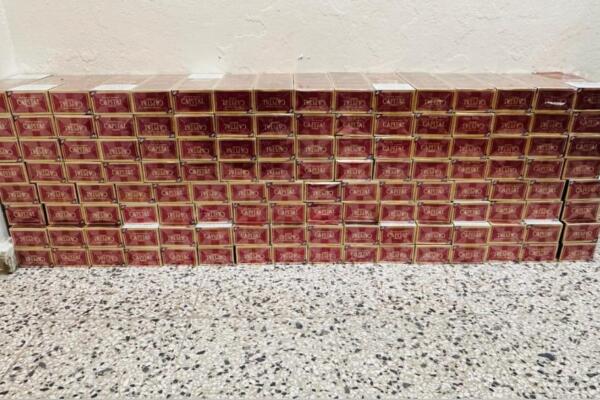 Ocupan unas 25,600 unidades de cigarrillos traídos al país de manera ilegal