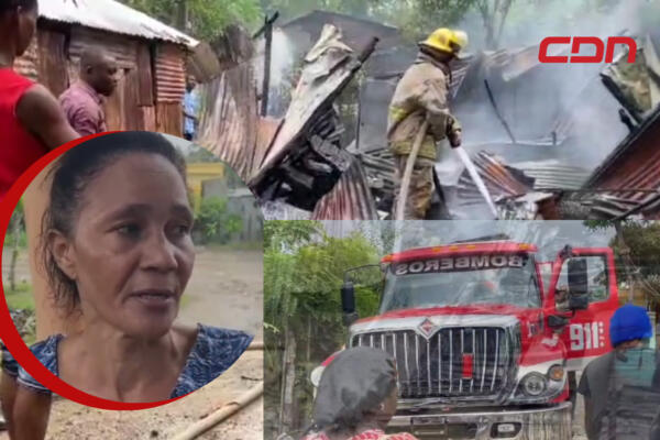 Familia queda a la intemperie tras incendio consumir su hogar. (Foto: CDN DIGITAL)
