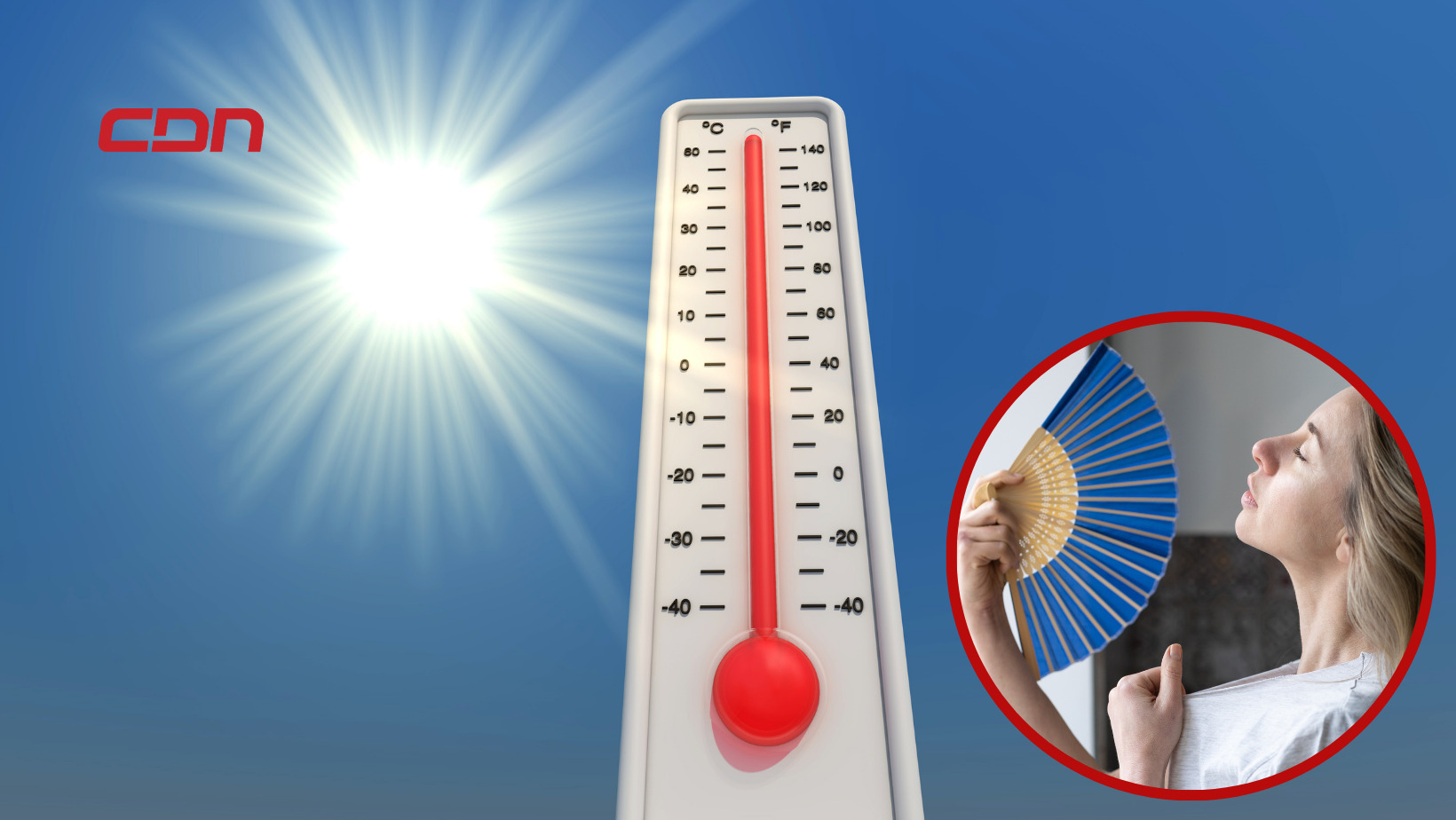 Onamet pronostica calor y escasas lluvias para este miércoles