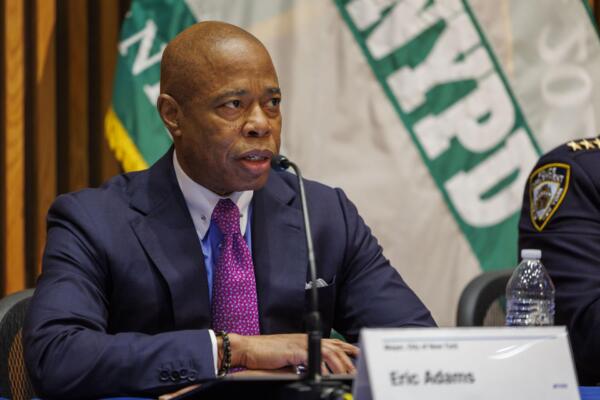 Foto de archivo del alcalde de Nueva York, Eric Adams. EFE/Sarah Yenesel