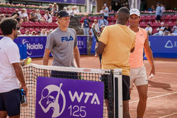Nadal y Borg compartieron entrenamiento 