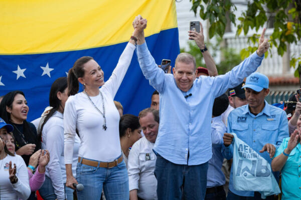 Juan Guaidó reconoce a Edmundo González como presidente de Venezuela. (foto, fuente externa)