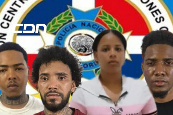Acusados de la muerte de cuatro hombres en La Vega. Foto: CDN Digital 