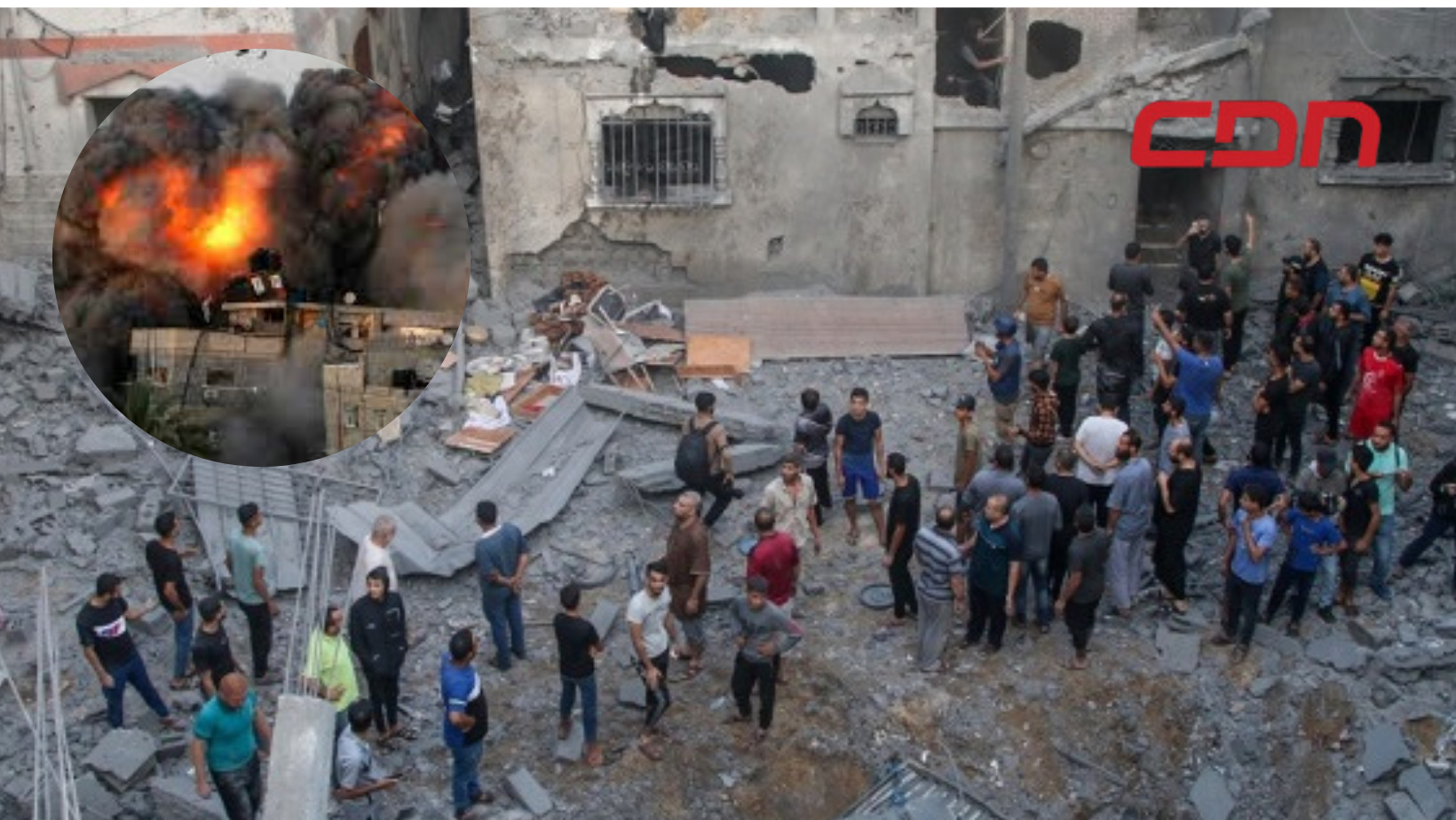 Unos 30 palestinos han muerto por ataques israelíes este jueves. Foto: Fuente externa