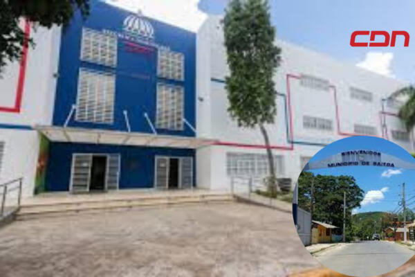 En Los Ciruelos del municipio de Baitoa, reclamaron al Ministerio de Deportes la terminación del multiusos de esa comunidad. Foro: CDN Digital 