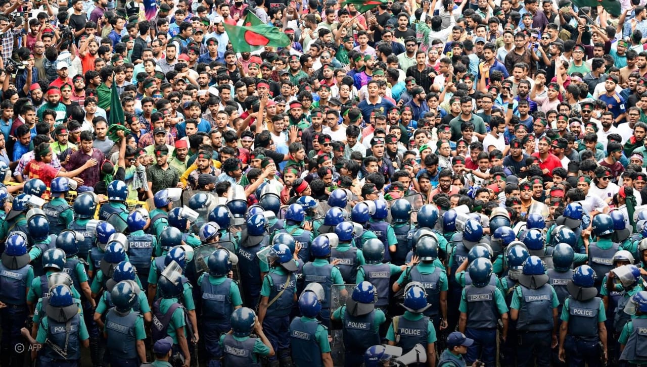 Protesta estudiantil y violencia sumergen a Bangladés en el caos con más de 50 muertos. Foto fuente externa