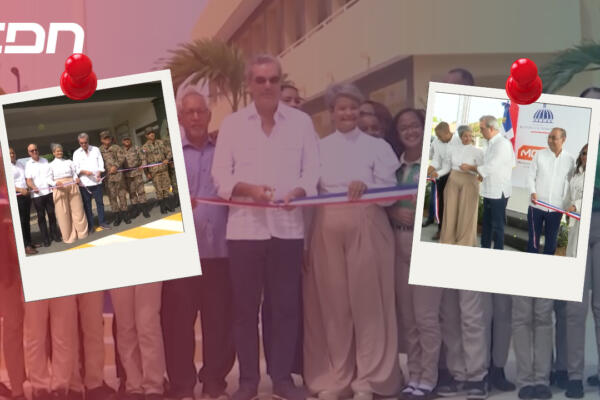 Abinader inaugura varias obras en San Pedro de Macorís que incluyen un liceo, un puente peatonal, entre otras. Foto: CDN Digital