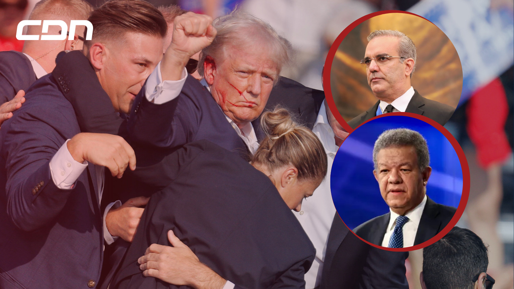 Abinader y Leonel se unen al rechazo global al atentado contra Trump