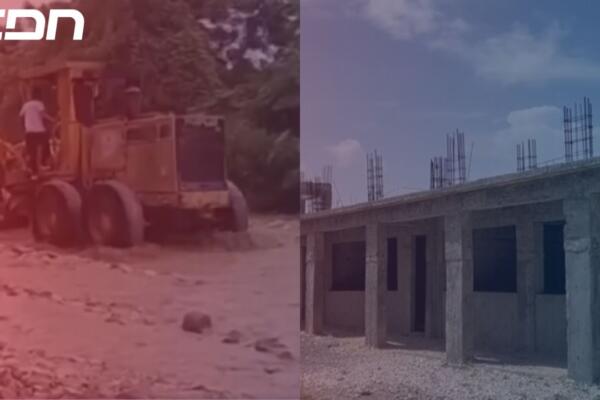 En Villa Jaragua, piden Obras Públicas intervenir entrada ciudad y el liceo. Munícipes, se requiere un abordaje desde el Gobierno Central. Foto: CDN Digital