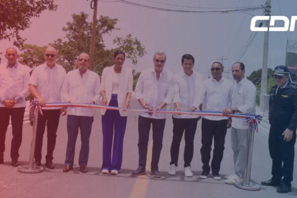 Gabinete de turismo inaugura reconstrucción vía Domingo Maíz en Punta Cana con una inversión superior a los 135 millones de pesos. Foto: CDN Digital