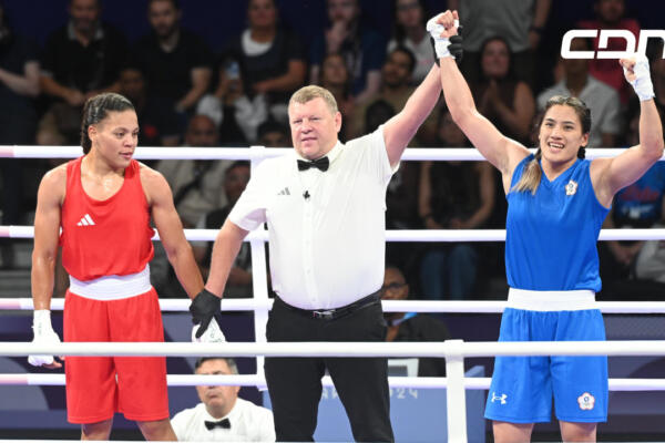 María Moronta cayó en primera ronda París 2024. Chen logró imponer el ritmo, aunque Moronta tuvo su réplica y cerró el asalto 2-3 en contra. Foto: Fuente Externa