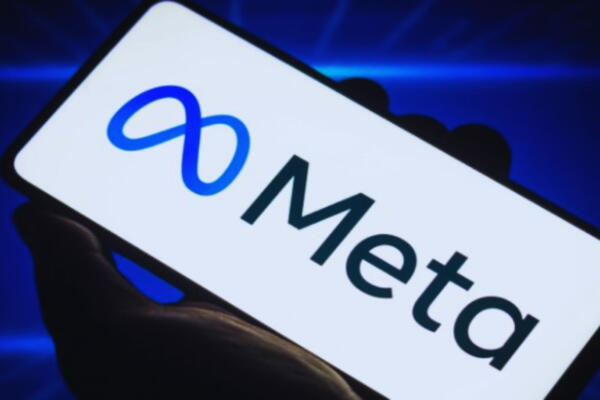 Logo de la empresa de tecnología estadounidense, Meta. Foto: Fuente externa