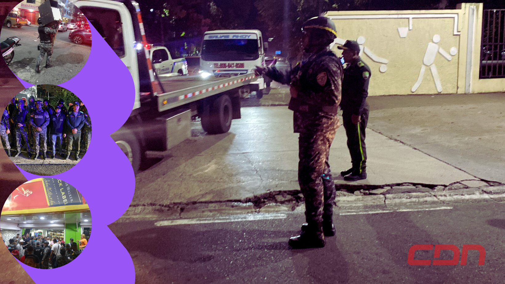 Las intervenciones se realizaron por instrucciones del director general de la Policía Nacional, mayor general Ramón Antonio Guzmán Peralta. Foto CDN Digital