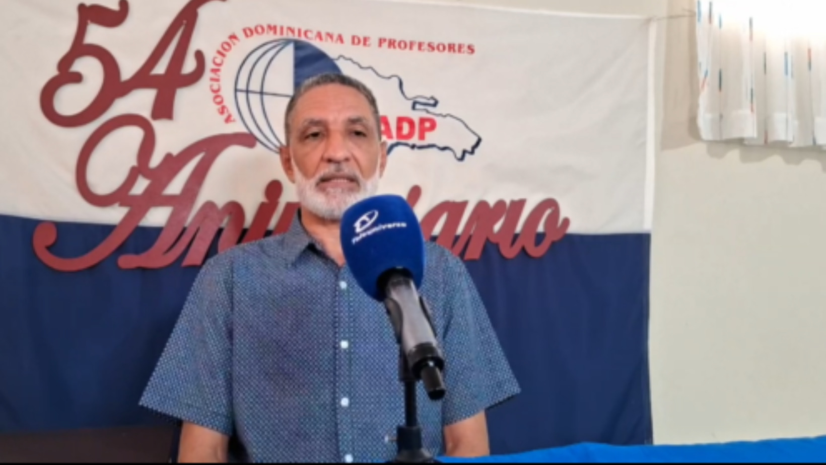 Miguel Jorge, presidente de la Asociación Dominicana de Profesores (ADP) filial Santiago