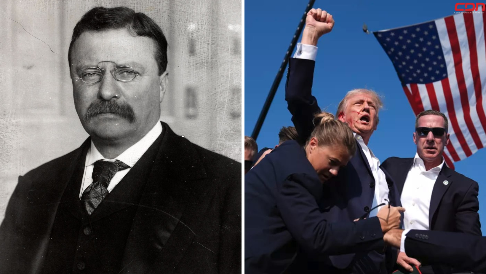 Milwaukee, la ciudad que conecta a Theodore Roosevelt y a Trump por su suerte divina.