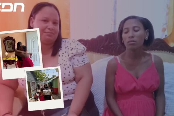 Tras cinco años, joven con una condición especial, se reencuentra con sus hermanos. Las redes sociales facilitaron la feliz reunión. Foto: CDN Digital