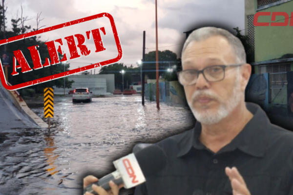 José Luis Germán, subdirector del COE informó que 10 provincias se mantienen en alerta amarilla y otras 12 en alerta verde. Foto CDN Digital
