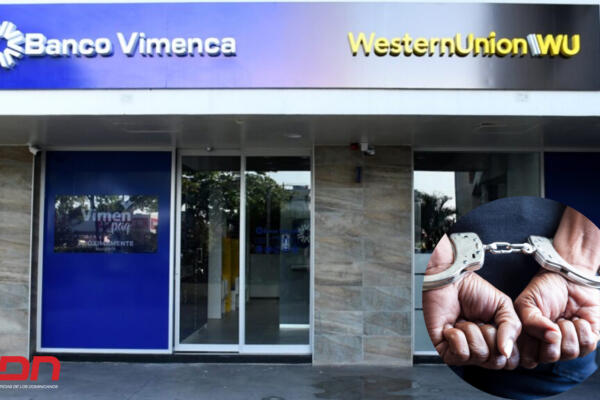 PN arresta los involucrados en robo a sucursal de Vimenca en Valverde Mao.