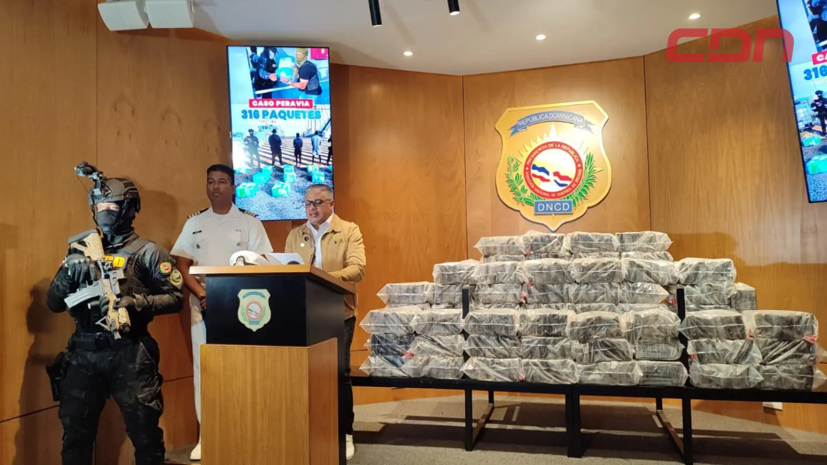 Durante el operativo, los organismos oficiales ocuparon además una embarcación de 27 pies de eslora