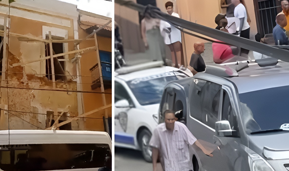 Desplome de andamio en la zona colonial deja varios lesionados