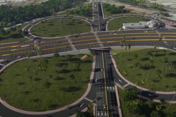 Avanza ampliación vía kilómetro 9 de la Duarte