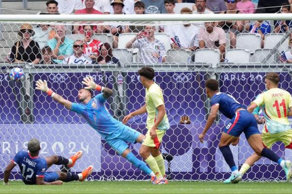 Ángel Montes De Oca, el primer dominicano en anotar gol en unos Juegos Olímpicos, pertence a Cibao FC en la Liga Dominicana de Fútbol.