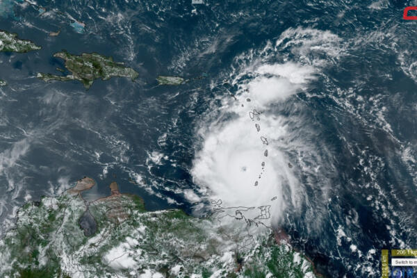 El huracán Beryl 