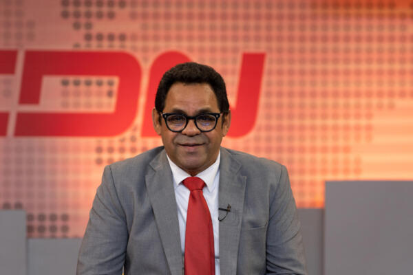 José Abreu en entrevista en Despierta con CDN (foto: Yovanny Corporán)