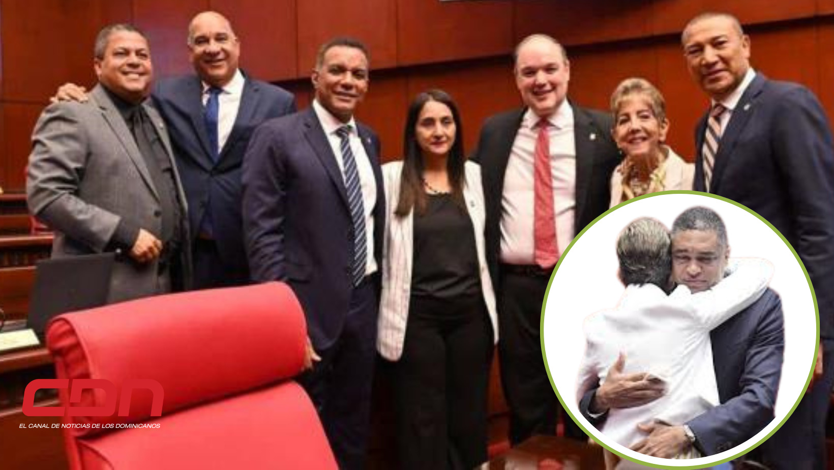 En la Cámara de Diputados las emociones también estuvieron a flor de piel. Foto: CDN Digital