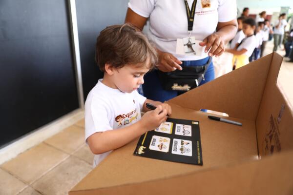 Niño del campamento de verano de la JCE
Foto: fuente externa