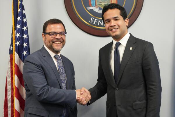 Omar Fernández Y senador de NY acuerdan promoción de negocios dominicanos