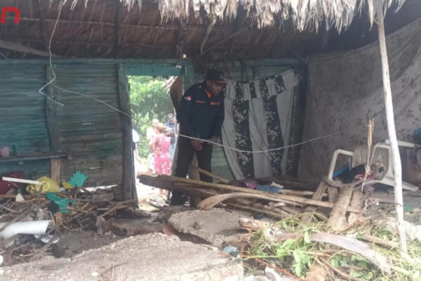 Autoridades realizan levantamiento en Bahoruco para determinar daños causados por Beryl