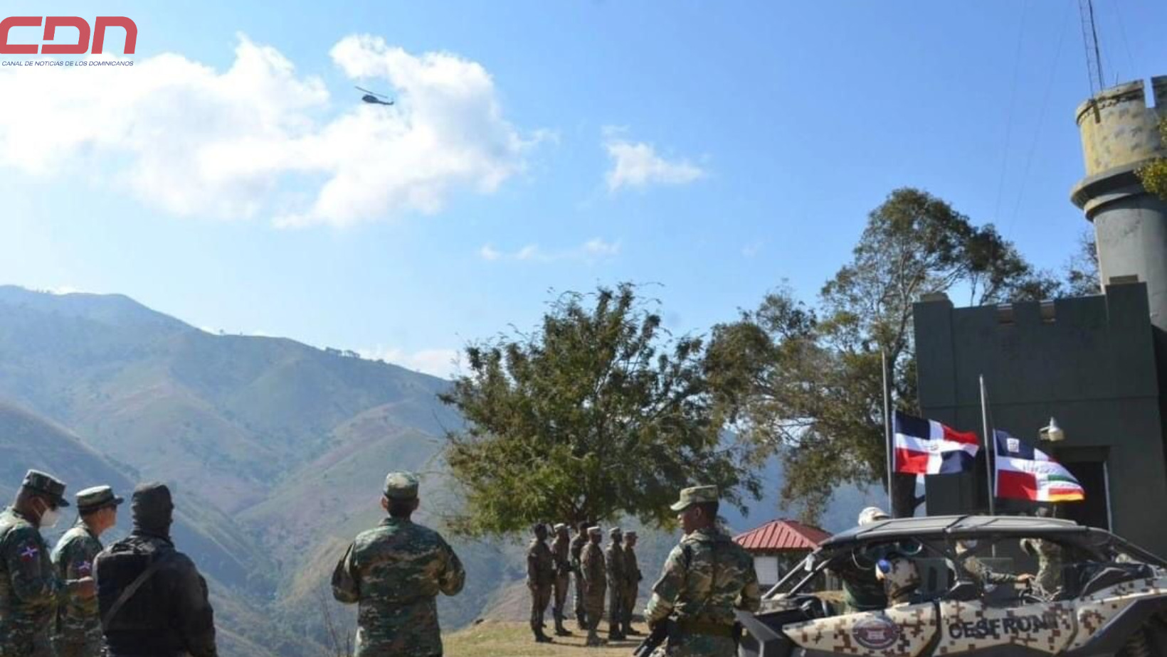 Ministro de Defensa recorre de norte a sur frontera domínico-haitiana