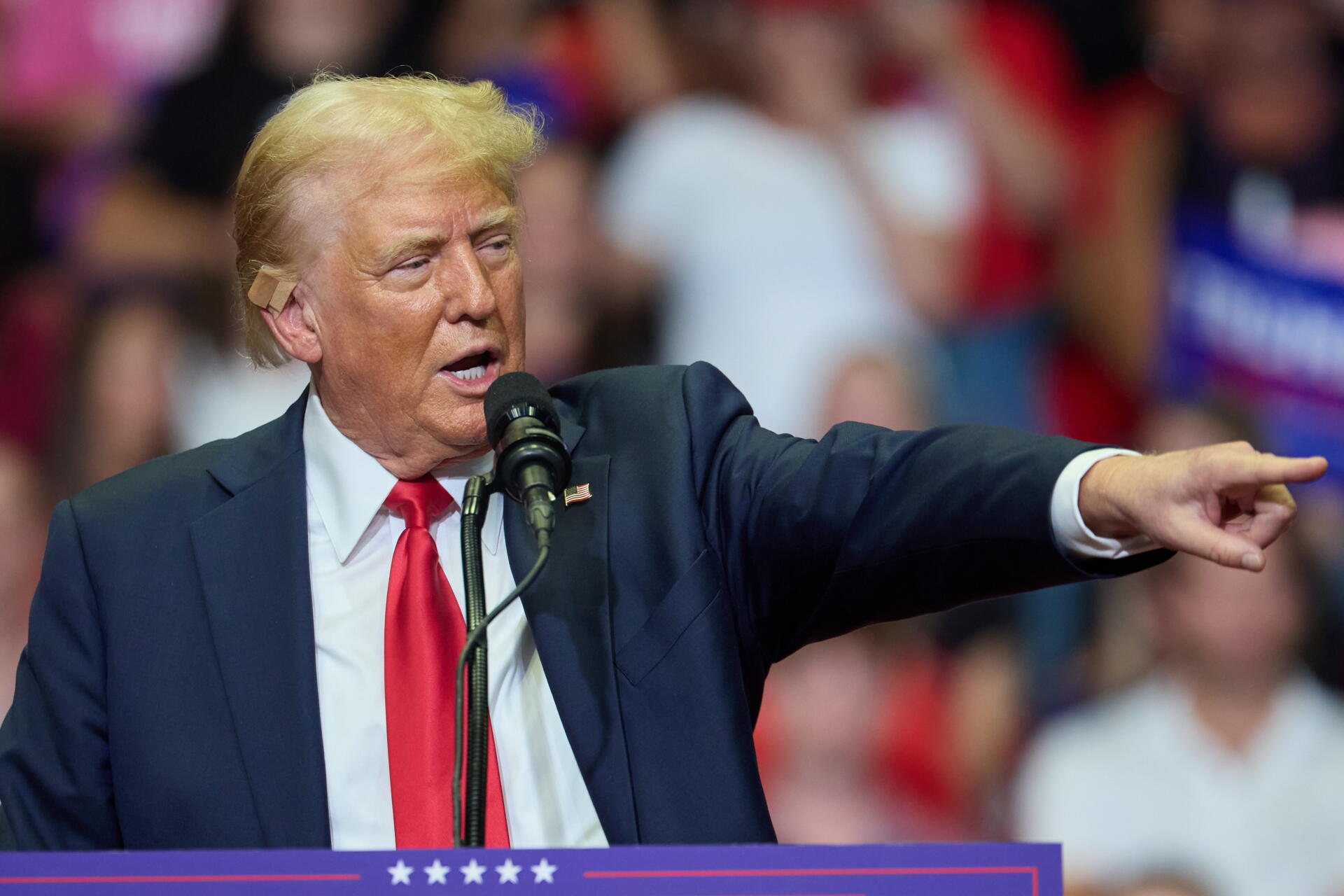 Donald Trump señaló que en realidad, estaría dispuesto a celebrar más de un debate con Kamala Harris.