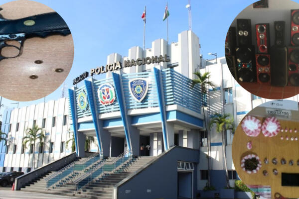 Policía Nacional incauta 10 armas de fuego y 636 cortopunzantes en operativos realizado en SDN.