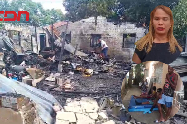 El incendio de una cocina industrial que se registró ayer y que dejó un saldo de un hombre muerto. Foto: Fuente externa 
