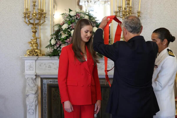 La princesa Leonor, “muy feliz” en Portugal: “Un viaje que esperaba con muchas ganas”. Foto fuente externa