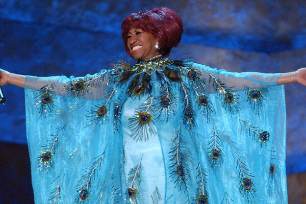 Artista cubana Celia Cruz.