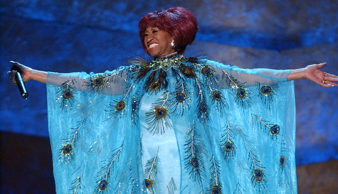 Artista cubana Celia Cruz.