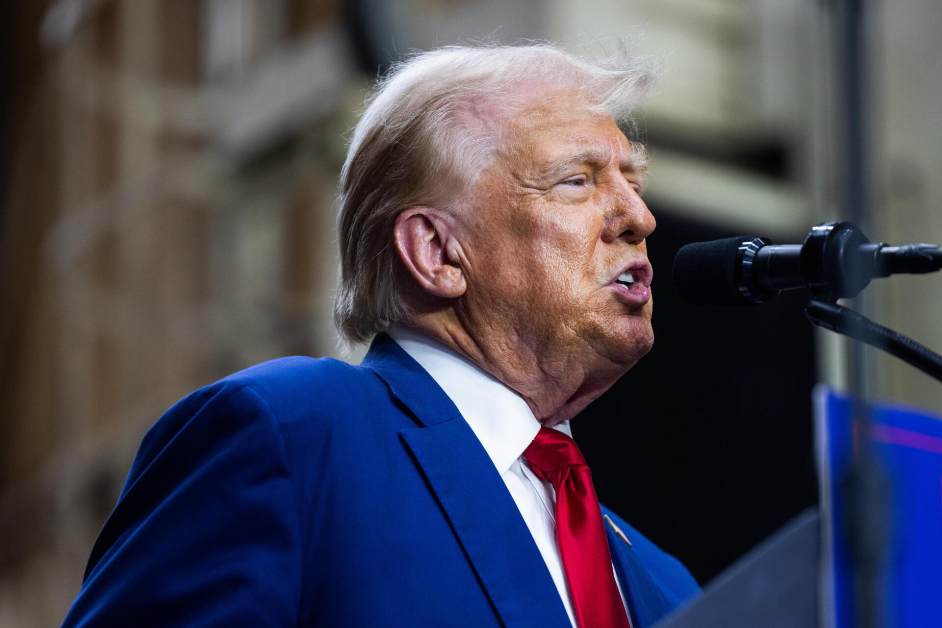 El expresidente de Estados Unidos y candidato presidencial republicano Donald Trump
