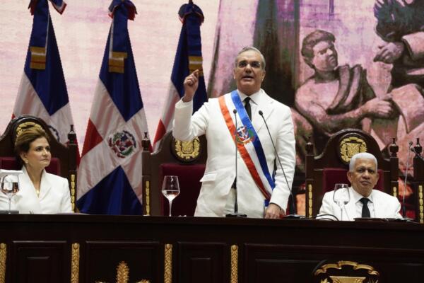 Presidente Abinader reitera el país estará siempre del lado de la democracia, donde sea, cuando sea y ante quien sea (foto: Danny Polanco)